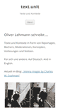 Mobile Screenshot of oliverlehmann.at